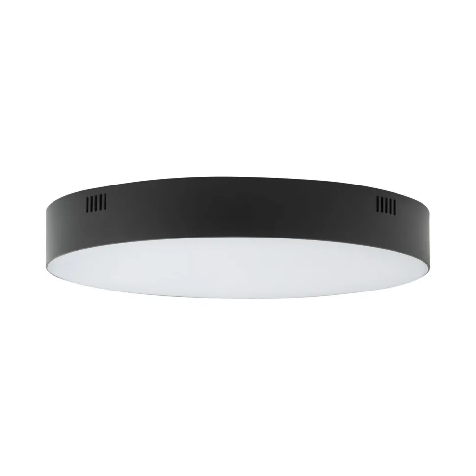Deckenlampe LED Schwarz 4000 K 4500 lm Ø 30 cm rund Modern