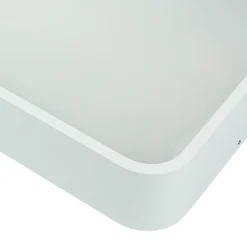 Deckenlampe LED T8 wechselbar Weiß 3000 K 1700 lm Aluminium