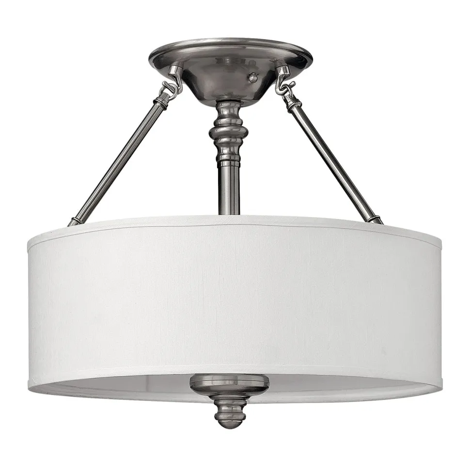 Deckenlampe LUANA in Nickel Ø:41cm Design Lampe