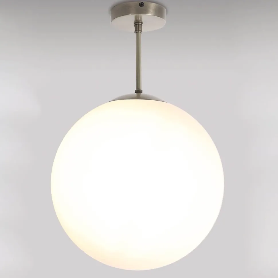 Deckenlampe Messing Glas Kugelschirm Messing Ø 30 cm Premium