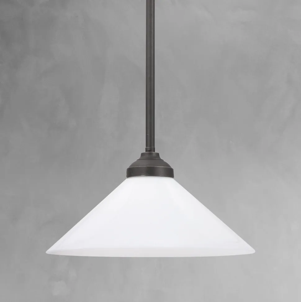 Deckenlampe Messing Glas E27 D: 29 cm höhenverstellbar