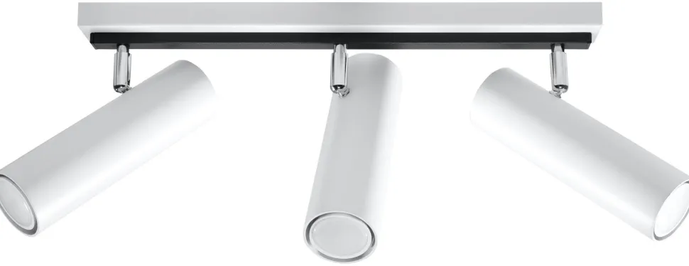 Deckenlampe Metall 3-flammig L:45cm Modern GU10 DUCCIA