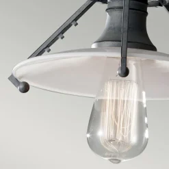 Deckenlampe Metall für E27 Ø25cm Industrial Design