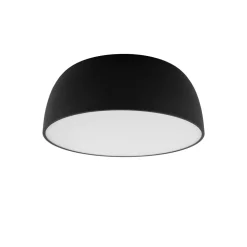 Deckenlampe Metall Schwarz gemütlich E27 Ø38 cm 3-flmg