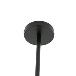 Deckenlampe Metall Schwarz Ø 56 cm 5x E27 Retro