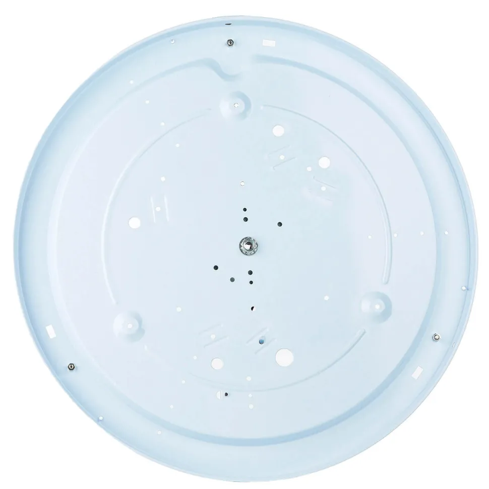 Deckenlampe Metall Stoff rund Ø 60 cm Schwarz Gold