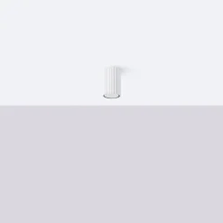 Deckenlampe Modern klein H: 10 cm Ø 6,5 cm Weiß Aufputz