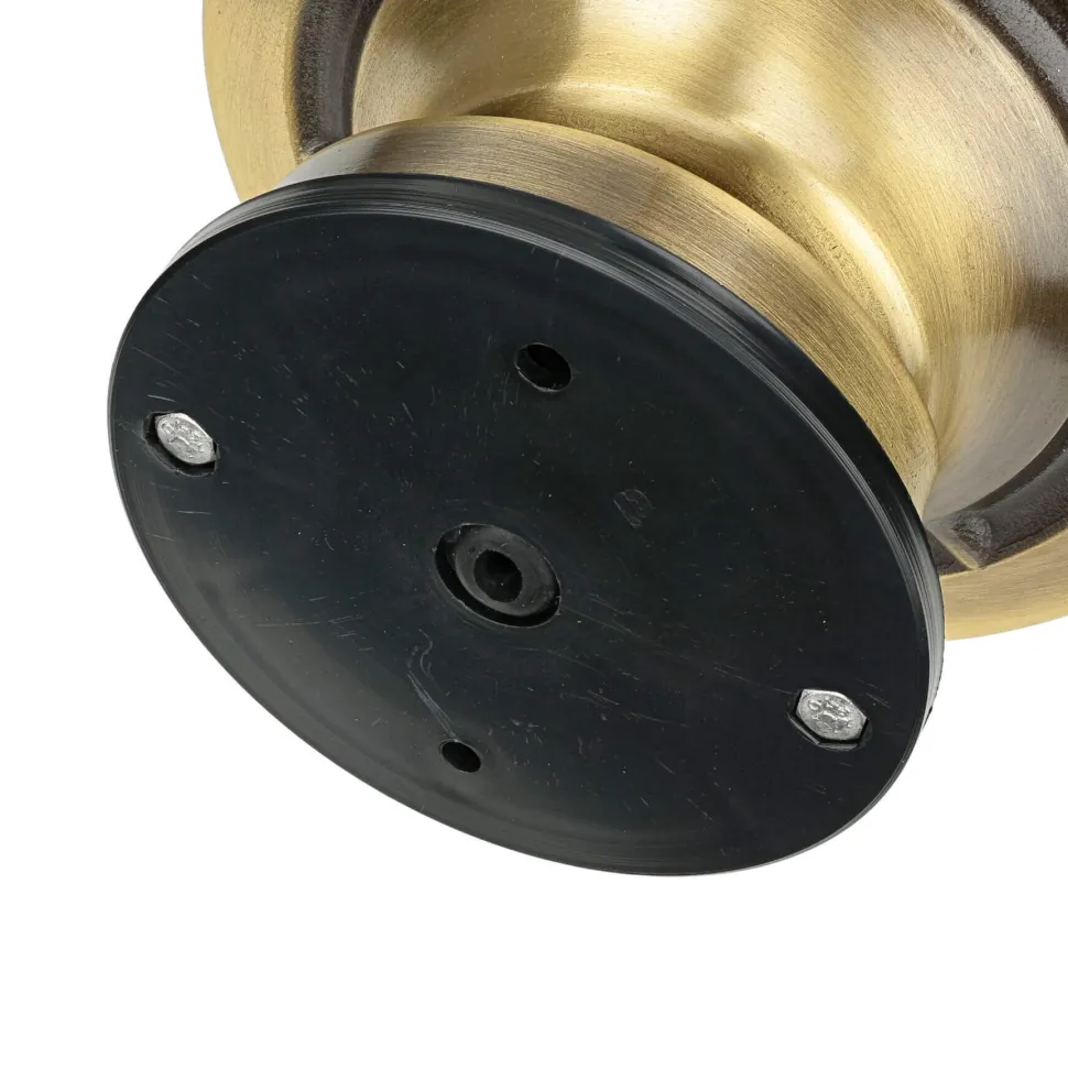 Deckenlampe Outdoor Echt-Messing Glas IP54 Maritim