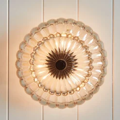 Deckenlampe Rauchglas D: 29,7 cm E14 3-flammig