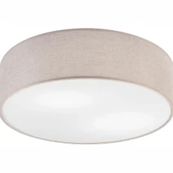 Deckenlampe rund Ø 45 cm für 2x E27 Stoff blendarm Modern