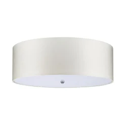 Deckenlampe Schlafzimmer Wohnzimmer Creme Chrom