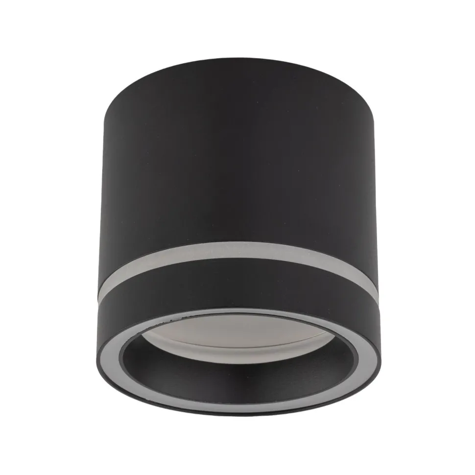 Deckenlampe Schwarz Aufputz Ø 8,5 cm klein Metall