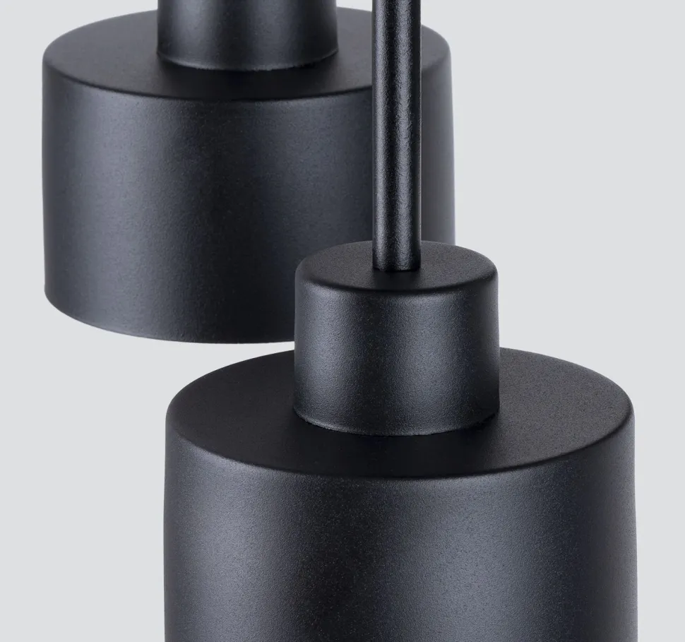 Deckenlampe Schwarz Metall 3-flammig Ø 32 cm E27