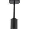 Deckenlampe Schwarz Metall H:27 cm GU10 Beleuchtung