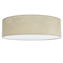 Deckenlampe Stoff Ø 45 cm rund flach blendarm 2x E27