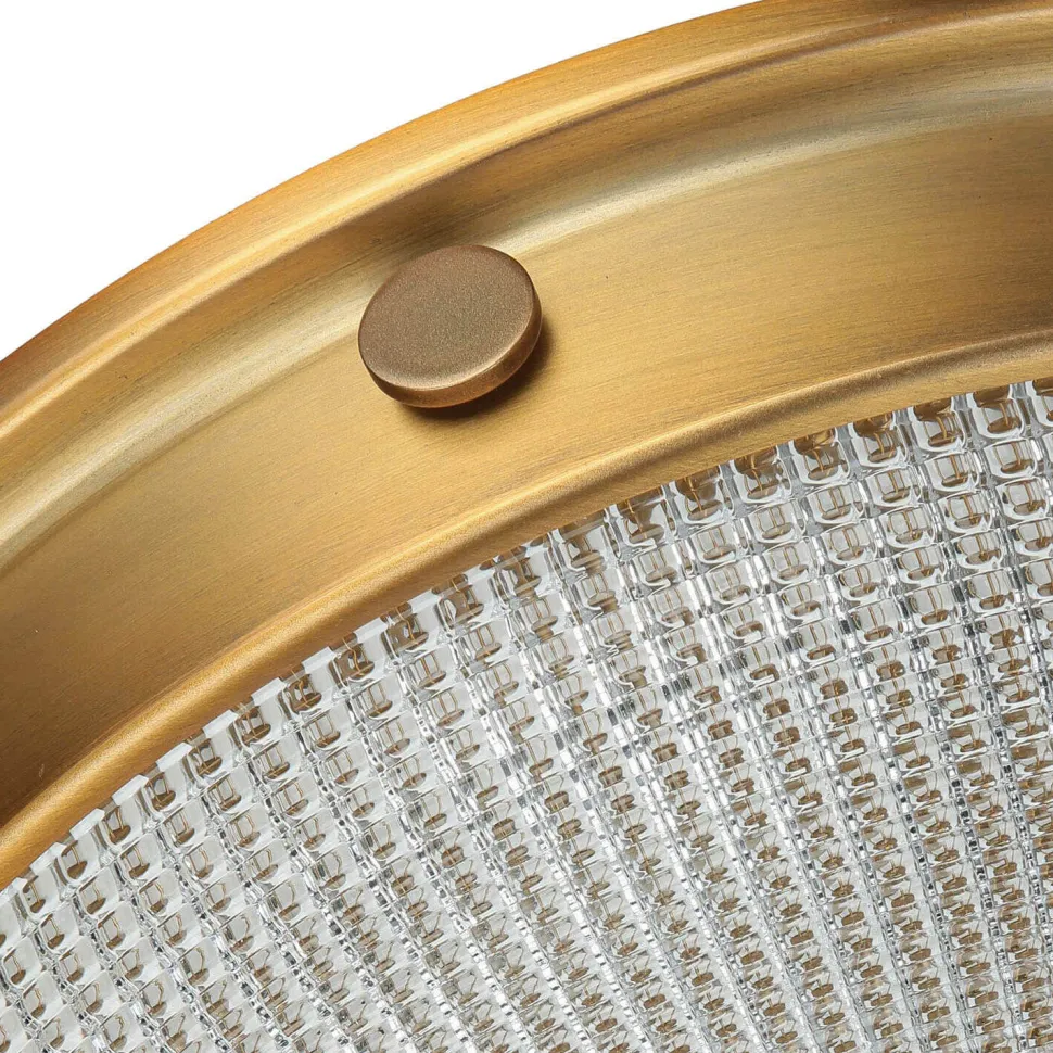 Deckenleuchte ALVER Ø32cm in Messing Design Lampe