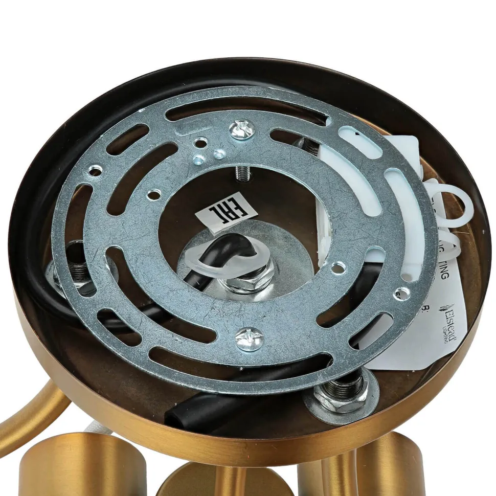 Deckenleuchte ALVER Ø32cm in Messing Design Lampe