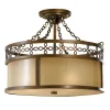 Deckenleuchte ANABELL 4 Beige Bronze Ø43cm Lampe