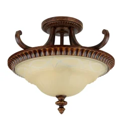 Deckenleuchte ANABELL 1 Braun Wohnzimmer Lampe