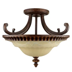 Deckenleuchte ANABELL 1 Braun Wohnzimmer Lampe