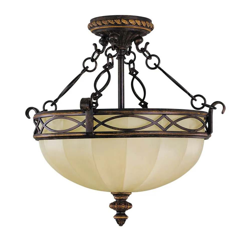 Deckenleuchte ANABELL 1 Creme Landhaus Lampe Flur