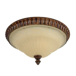 Deckenleuchte ANABELL 1 Creme Ø33cm Landhaus Lampe