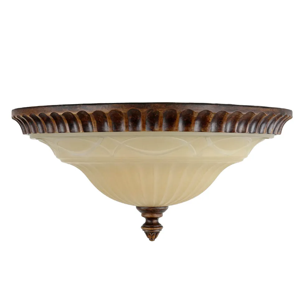 Deckenleuchte ANABELL 1 Creme Ø33cm Landhaus Lampe