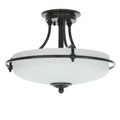 Deckenleuchte ASPERO Bronze Ø43cm Flur Lampe