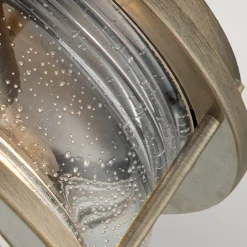 Deckenleuchte außen Aluminium Glas B: 30,5 cm IP44 E27