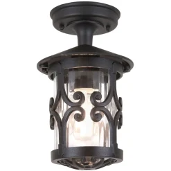 Deckenleuchte Außen Schwarz Rustikal IP23 Terrasse