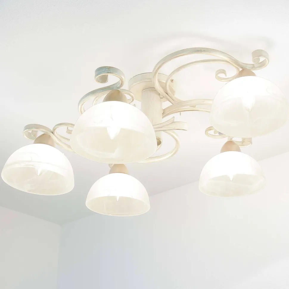 Deckenleuchte AURORA WHITE Ø78cm 5-flmg