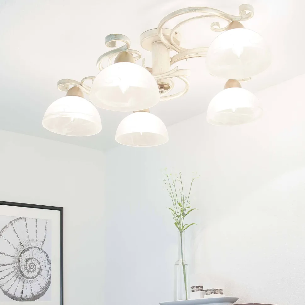 Deckenleuchte AURORA WHITE Ø78cm 5-flmg