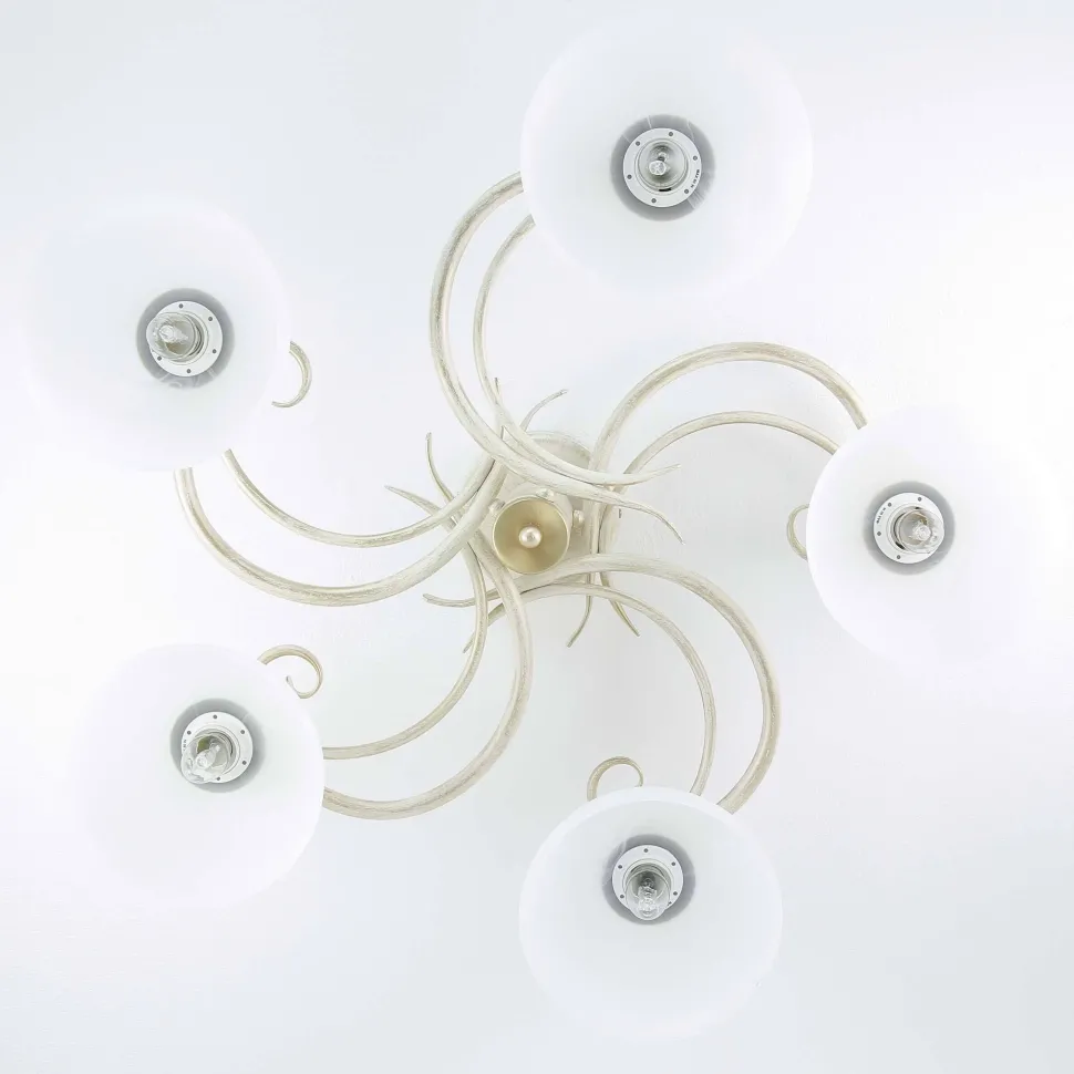 Deckenleuchte AURORA WHITE Ø78cm 5-flmg