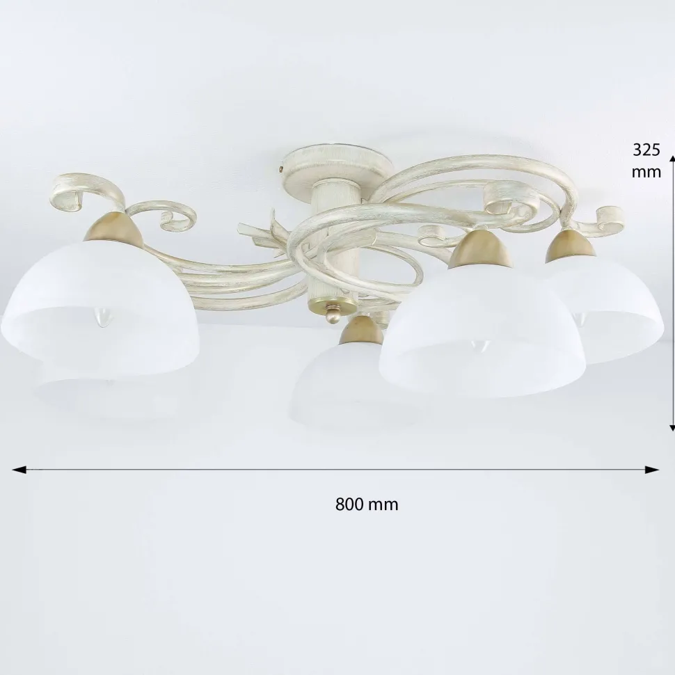 Deckenleuchte AURORA WHITE Ø78cm 5-flmg