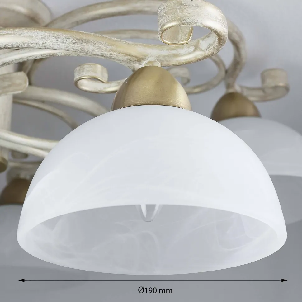 Deckenleuchte AURORA WHITE Ø78cm 5-flmg