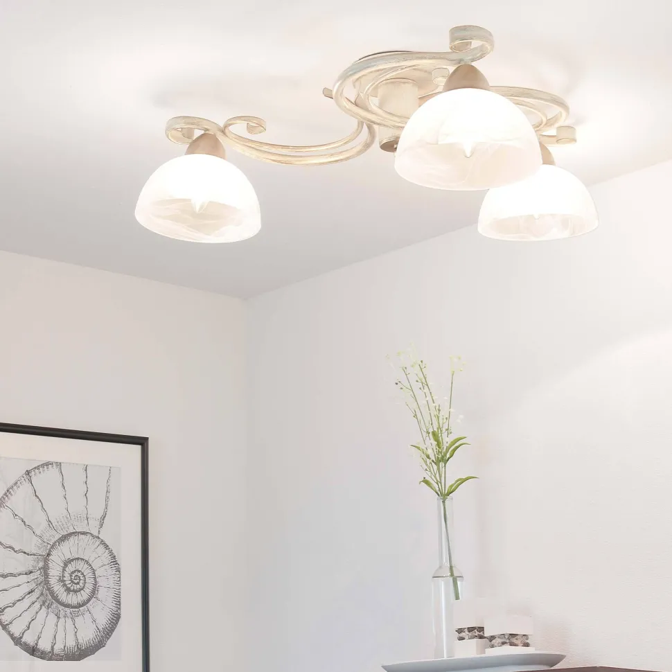 Deckenleuchte AURORA WHITE Ø78cm 3-flmg