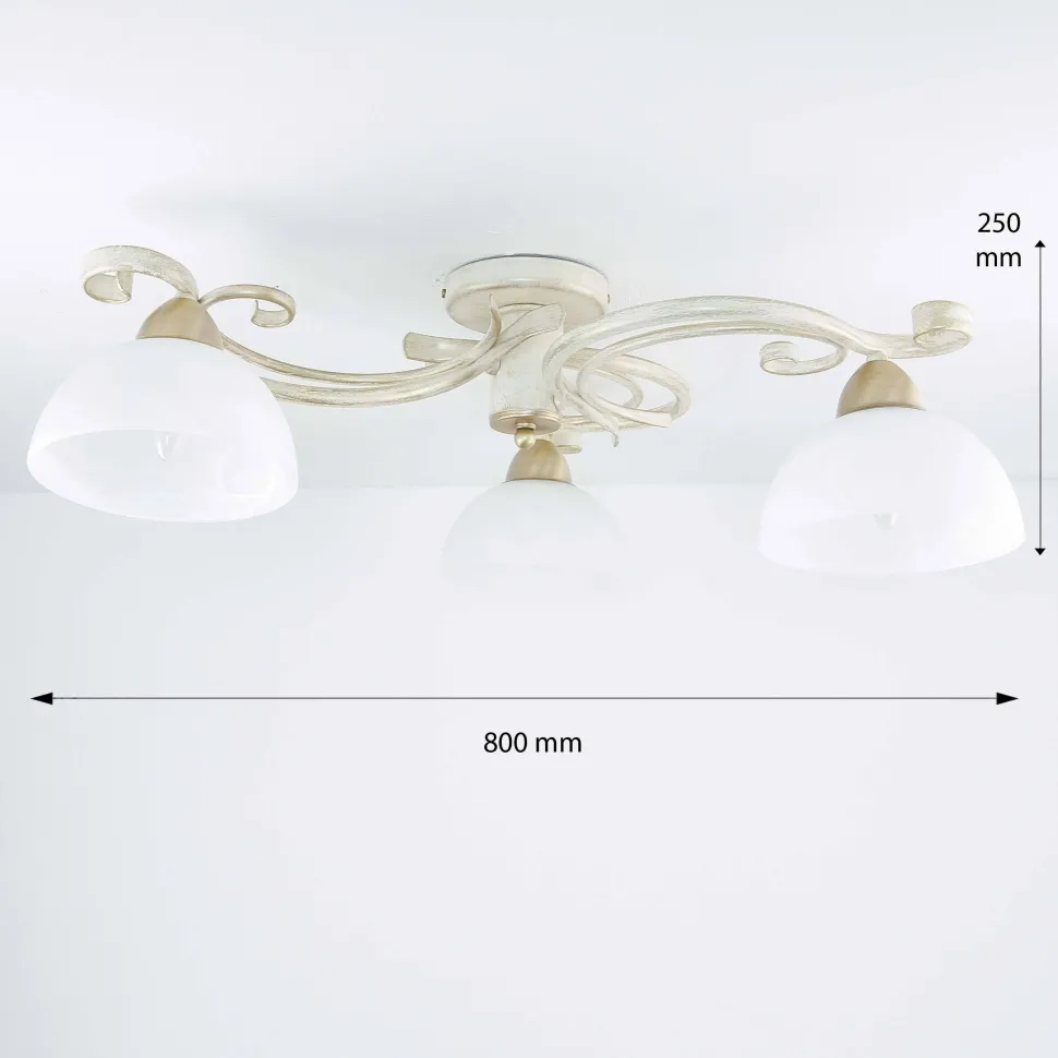 Deckenleuchte AURORA WHITE Ø78cm 3-flmg