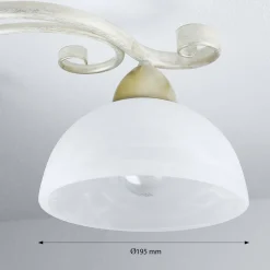 Deckenleuchte AURORA WHITE Ø78cm 3-flmg