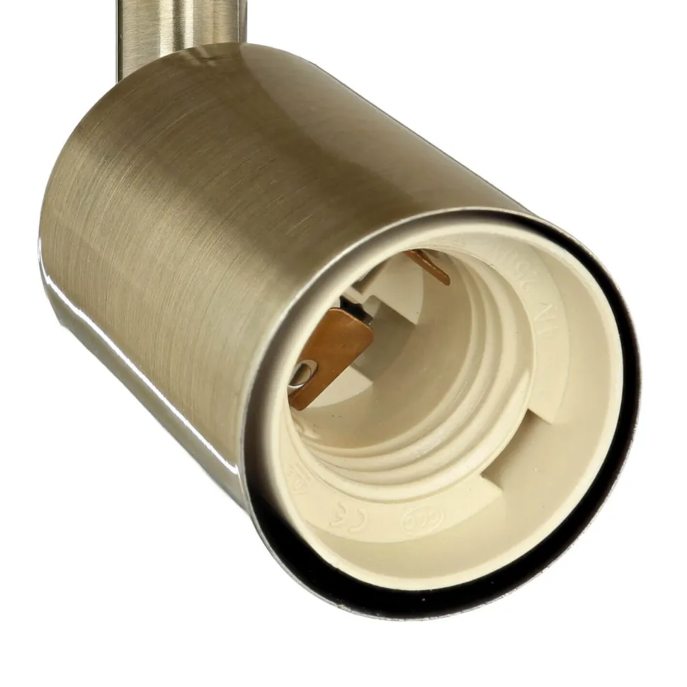 Deckenleuchte Bad IP44 E27 Ø 40 cm rund Glas Metall