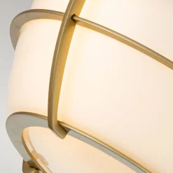 Deckenleuchte Badezimmer Metall Glas E27 IP44 D: 32,7 cm rund