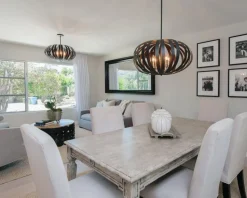 Deckenleuchte CEYDA Schwarz Ø65cm kürzbar Lampe