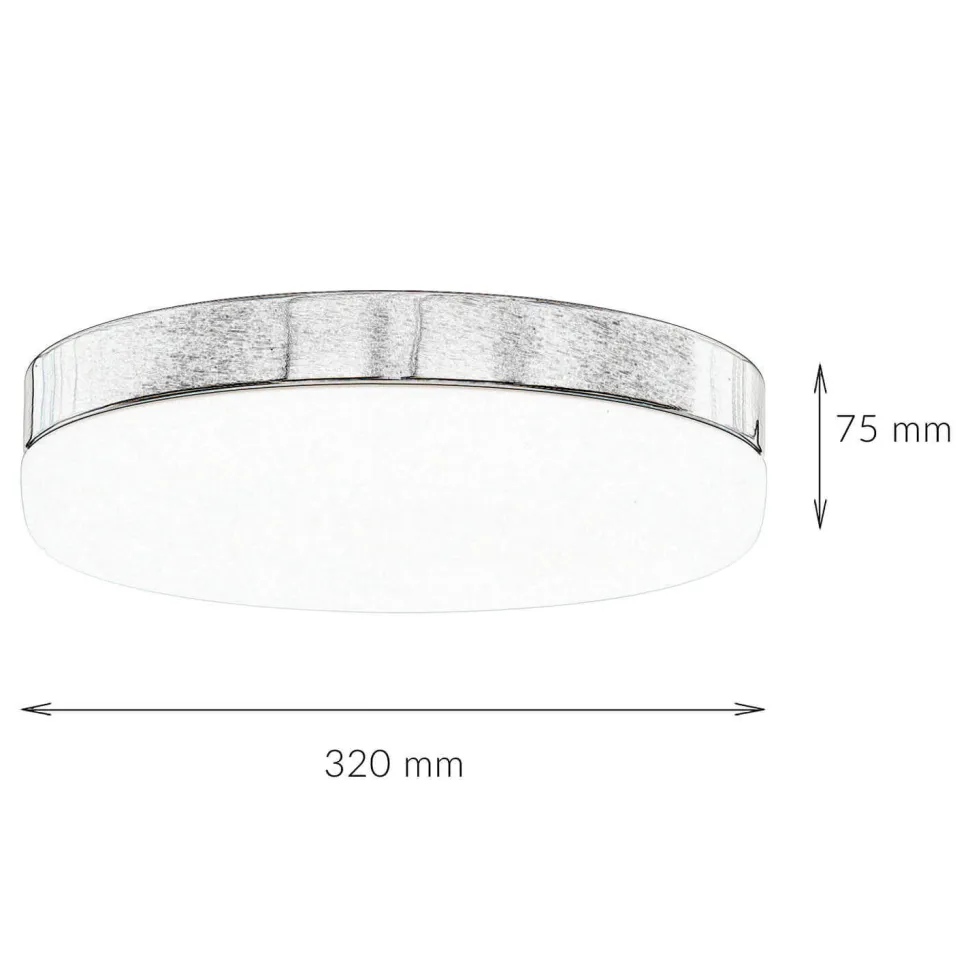 Deckenleuchte Chrom Bad Wohnzimmer Lampe MONI