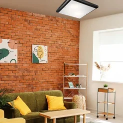 Deckenleuchte ERIN Braun Modern quadratisch