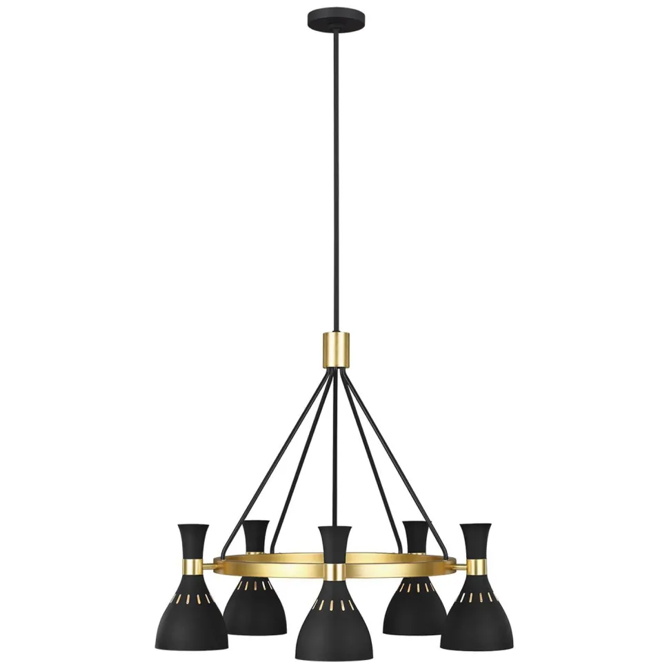 Deckenleuchte Esszimmer Esstisch Schwarz Messing