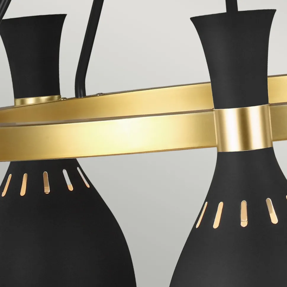 Deckenleuchte Esszimmer Esstisch Schwarz Messing