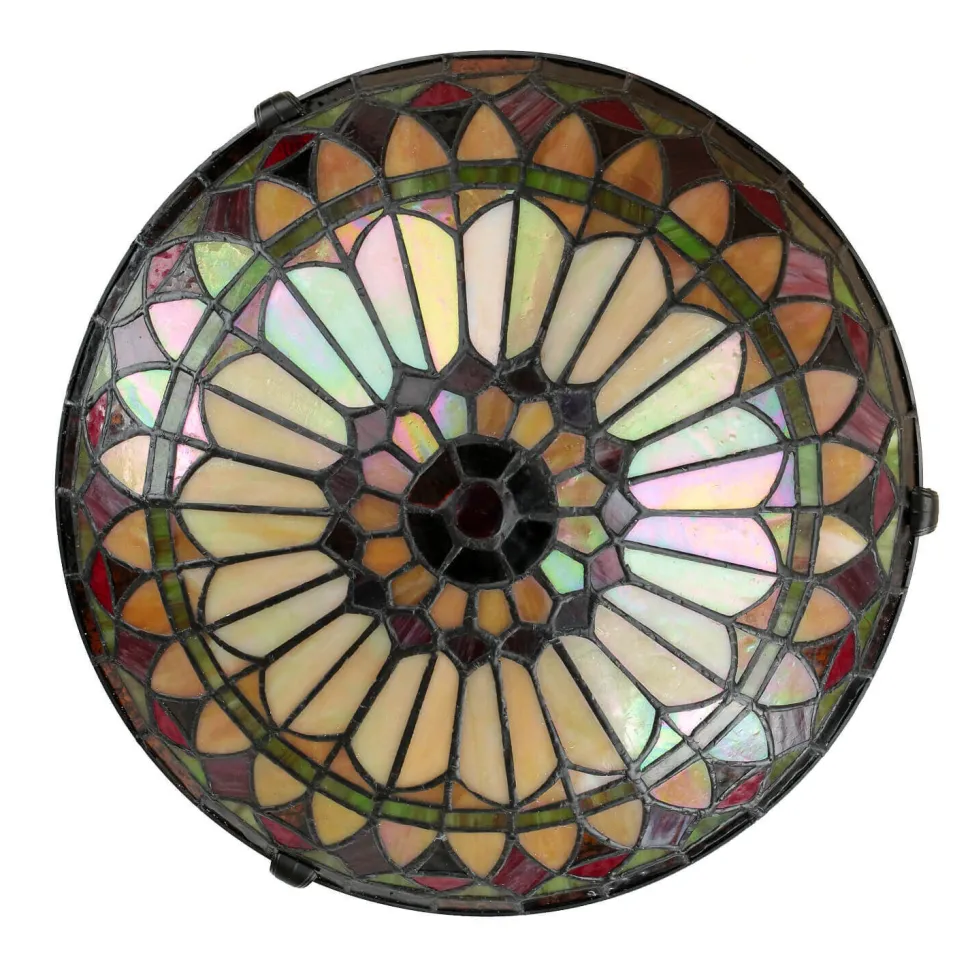 Deckenleuchte FARFALLA 10 Buntglas Tiffany Lampe