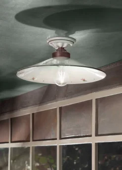 Deckenleuchte Handarbeit Keramik Ø 35 cm rund E27 CARLA