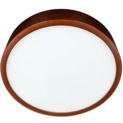 Deckenleuchte Holz rustikal rund Wohnzimmer Modern