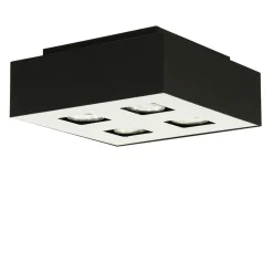 Deckenleuchte HYDRA in Schwarz 4-flmg