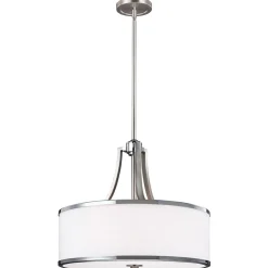 Deckenleuchte ILVY Chrom Ø47cm verstellbar Lampe